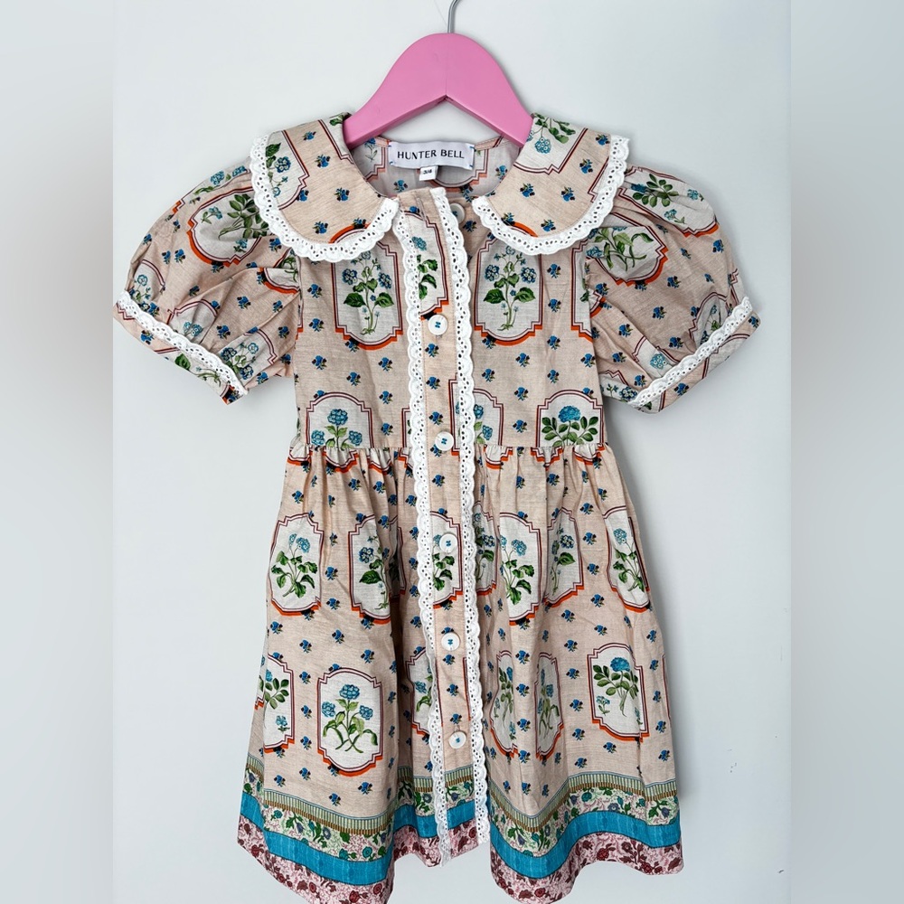 Hunter Bell Kids Sally Dress- Pastel Botanicals